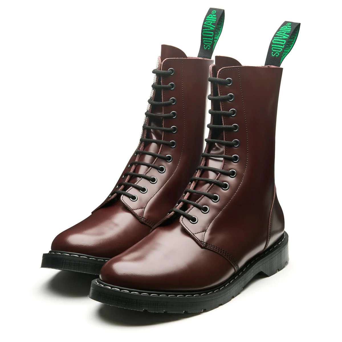 Oxblood Hi-Shine 11 Eye Astronaut Boot - Image 3
