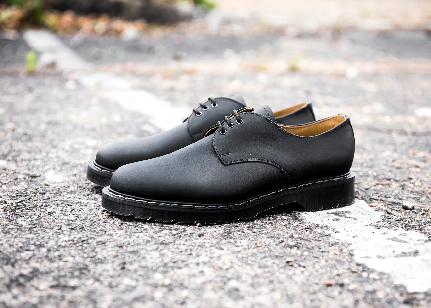 Black Greasy Gibson Shoe - Image 7