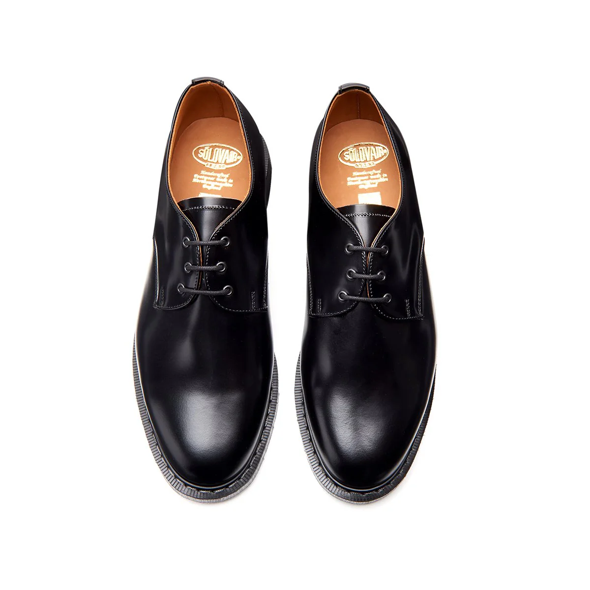 Black Hi-Shine Gibson Shoe - Image 4