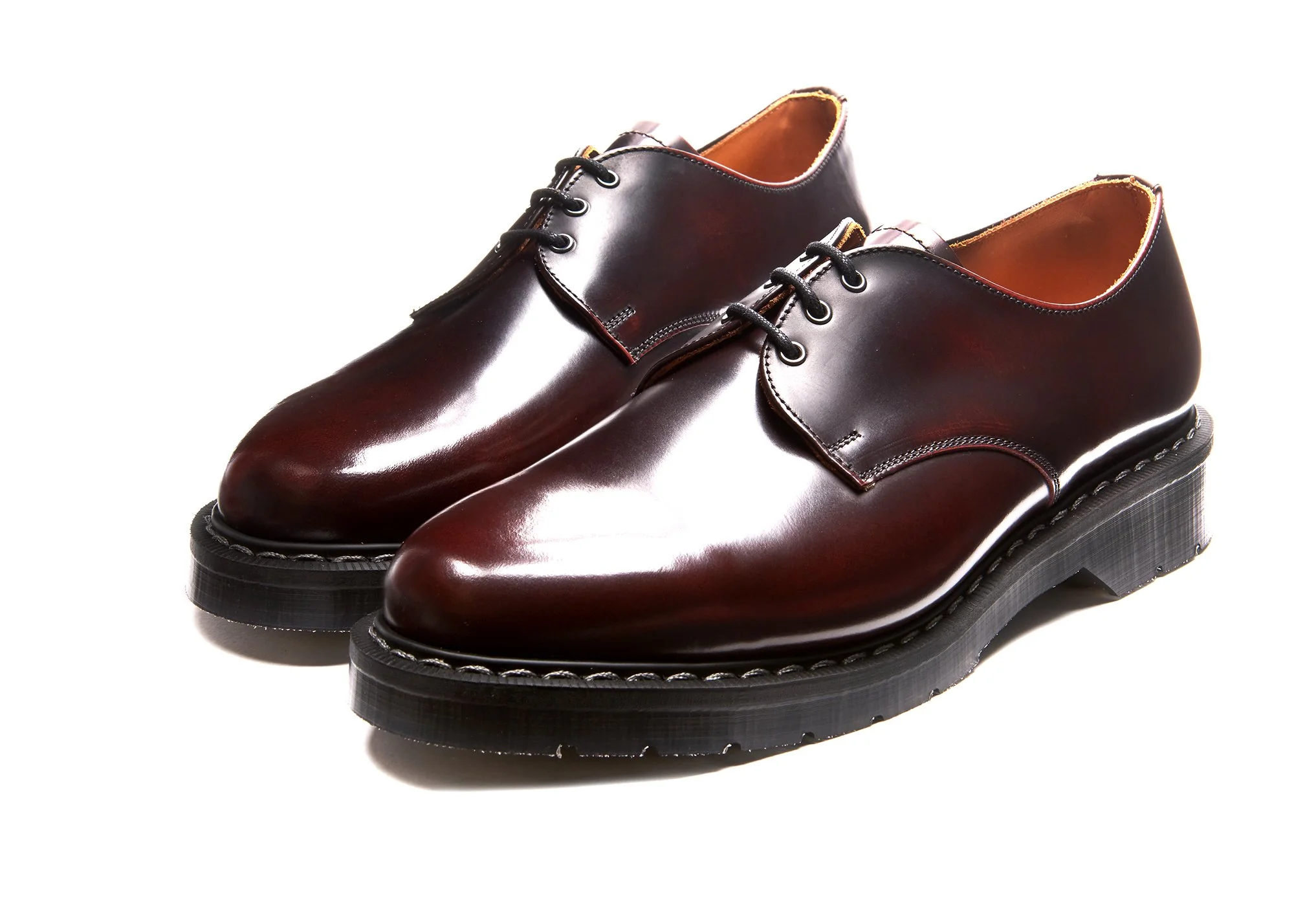 Burgundy Rub-Off Gibson Shoe - Image 3