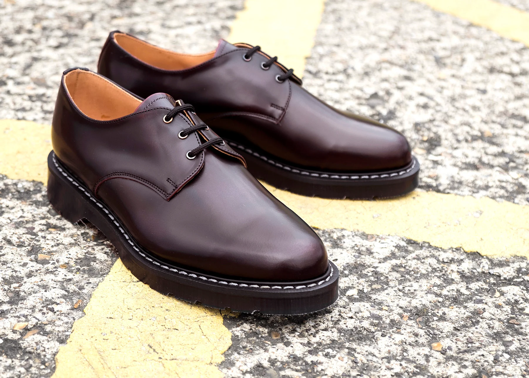 Burgundy Rub-Off Gibson Shoe - Image 5