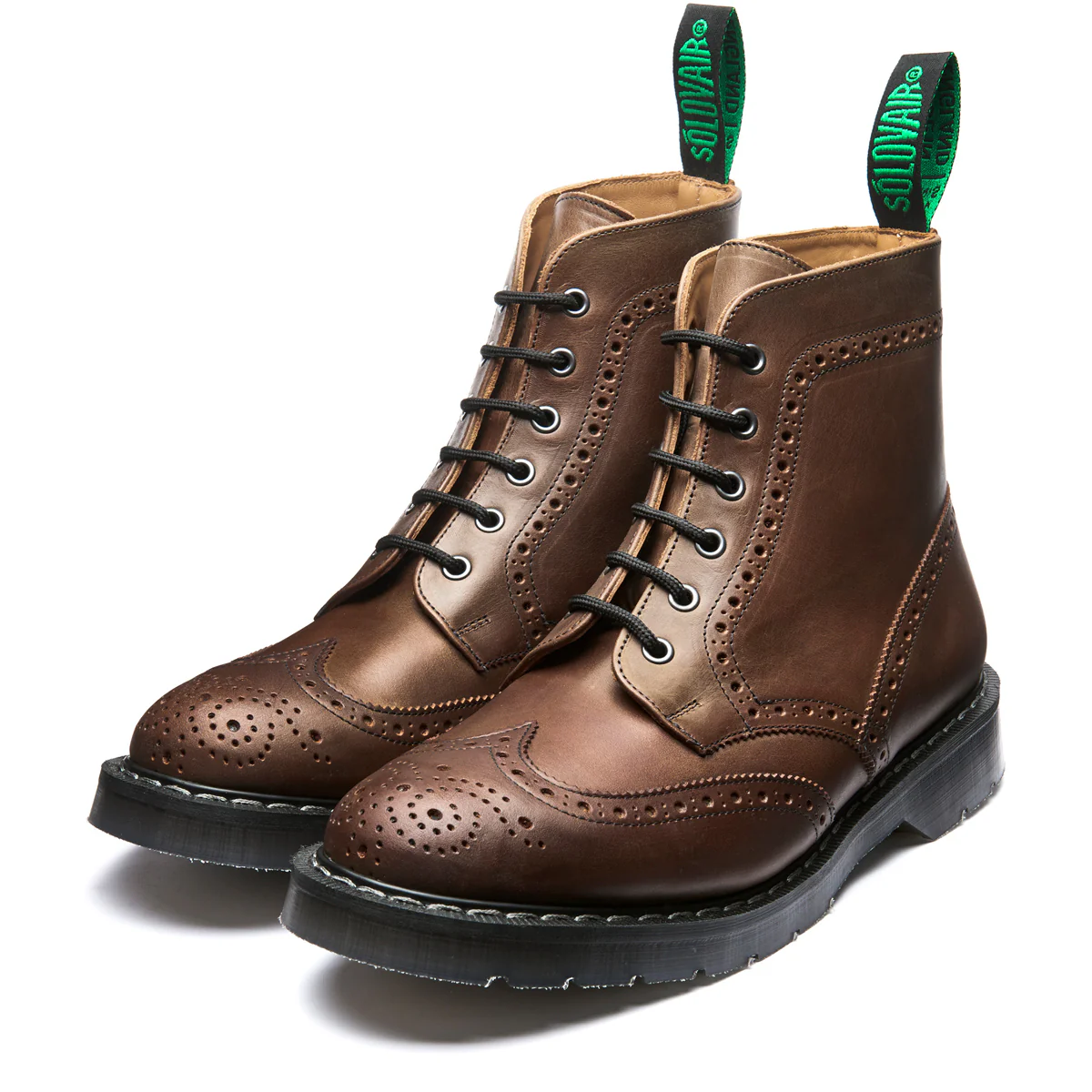 Gaucho Crazy Horse 6 Eye Brogue Boot - Image 3